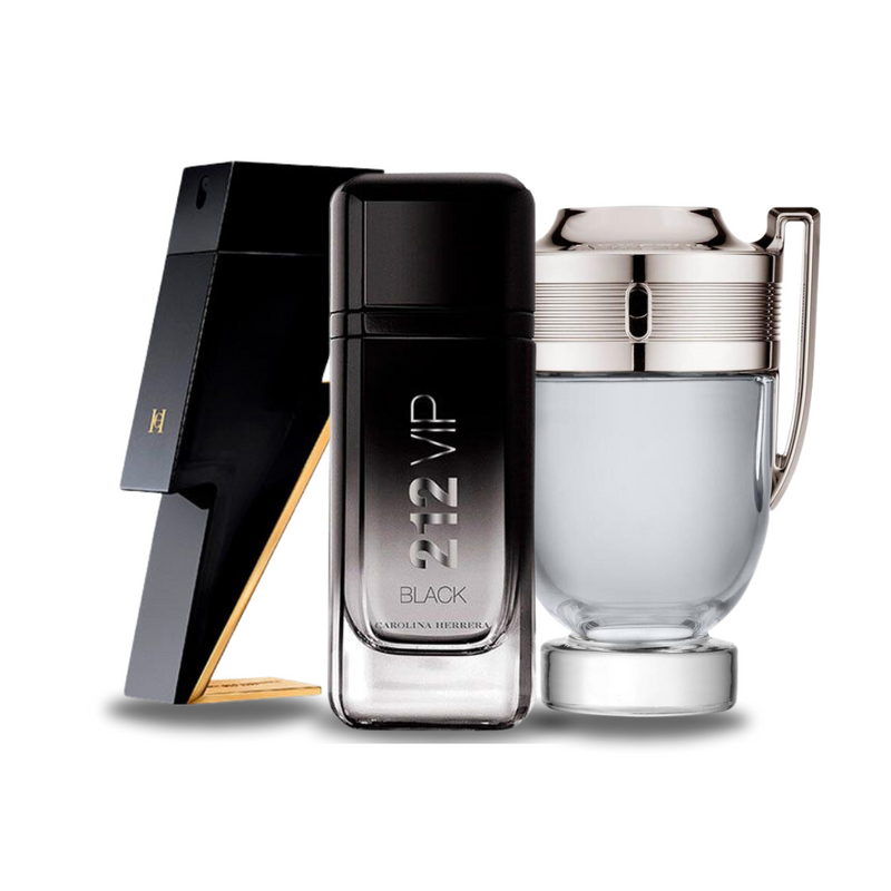 Sada: BAD BOY, 212 VIP BLACK a Paco Rabanne INVICTUS