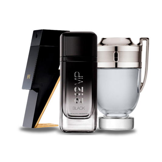 Sada: BAD BOY, 212 VIP BLACK a Paco Rabanne INVICTUS
