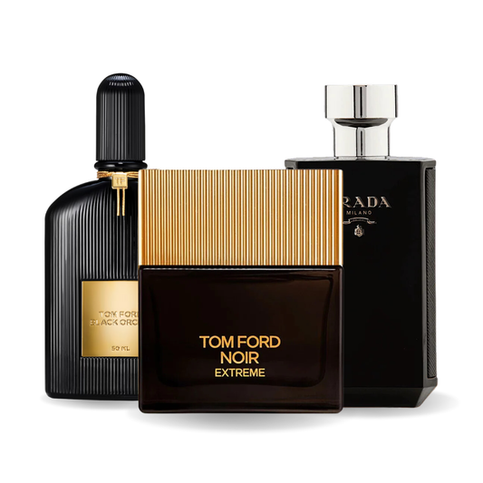 BLACK ORCHID, NOIR EXTREME a PRADA INTENSE